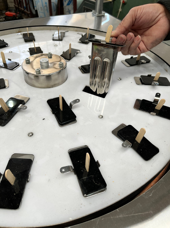 دستگاه بستنی چوبی گردان